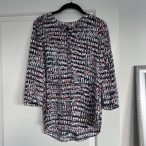 NYDJ Pleat-back Blouse